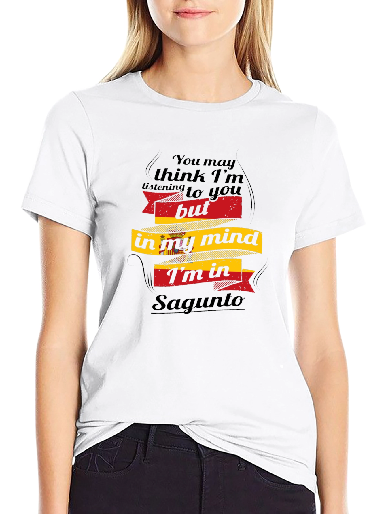 Sagunto Mind T-Shirt - Black Cotton Tee