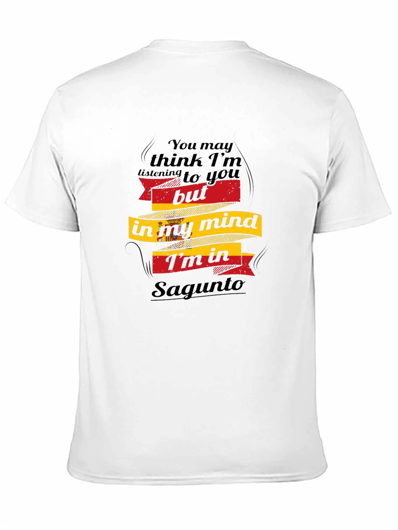 Sagunto Mind T-Shirt - Black Cotton Tee