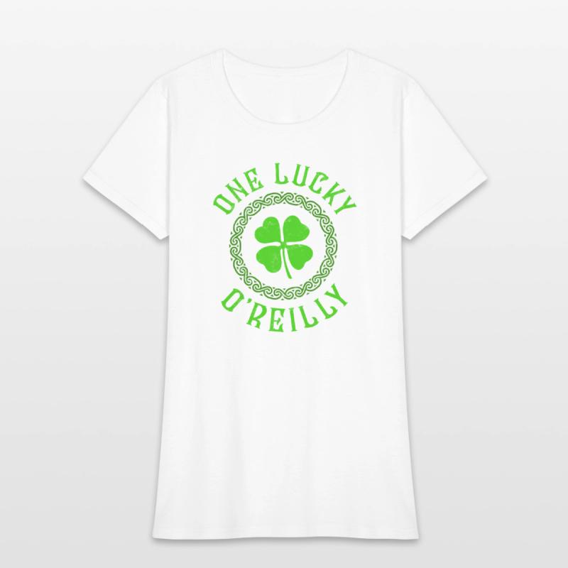 One Lucky O'Reilly Irish Family Four Leaf Clover