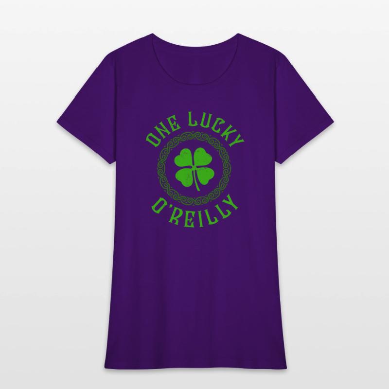 One Lucky O'Reilly Irish Family Four Leaf Clover