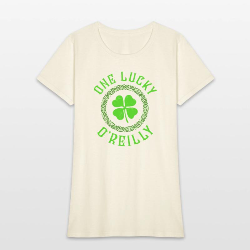 One Lucky O'Reilly Irish Family Four Leaf Clover