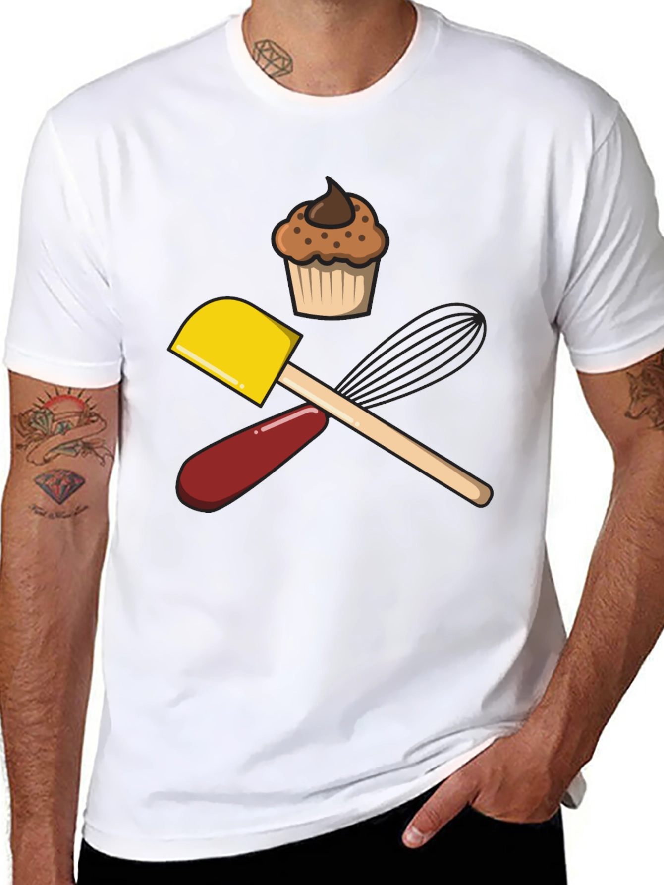Baking Tools T-Shirt - Culinary Design
