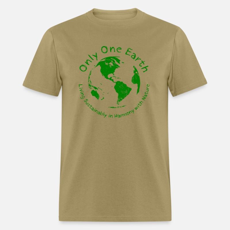 Only One Earth - dark green vintage design