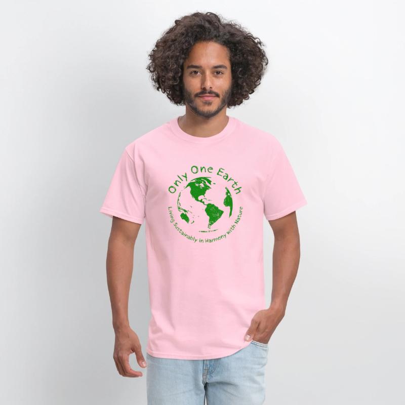 Only One Earth - dark green vintage design