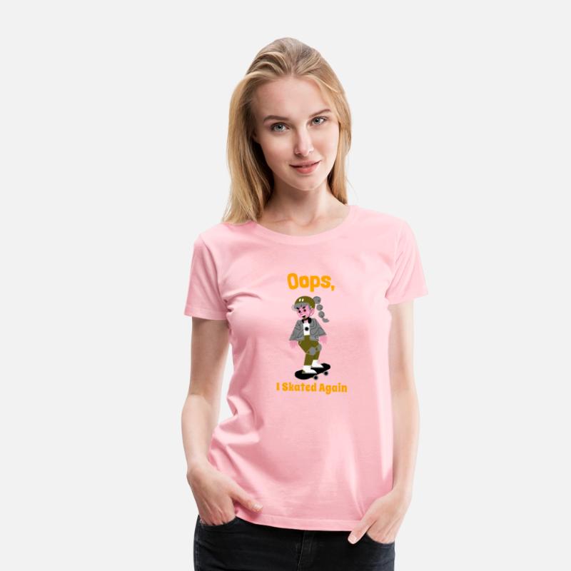 Oops, I Skated again, skater girl tshirt.