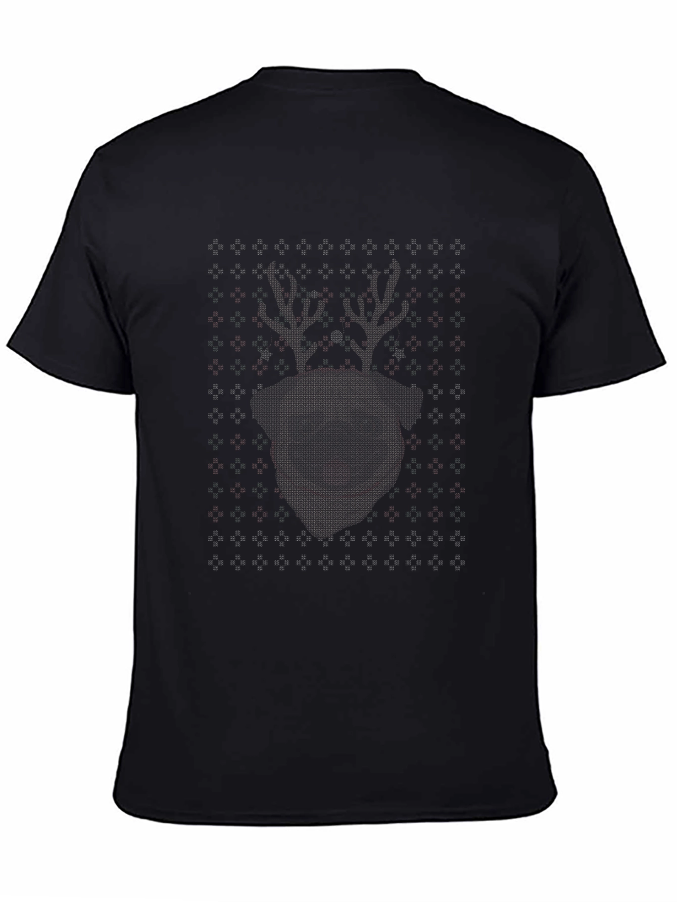 Masked Reindeer Ugly Christmas T-Shirt