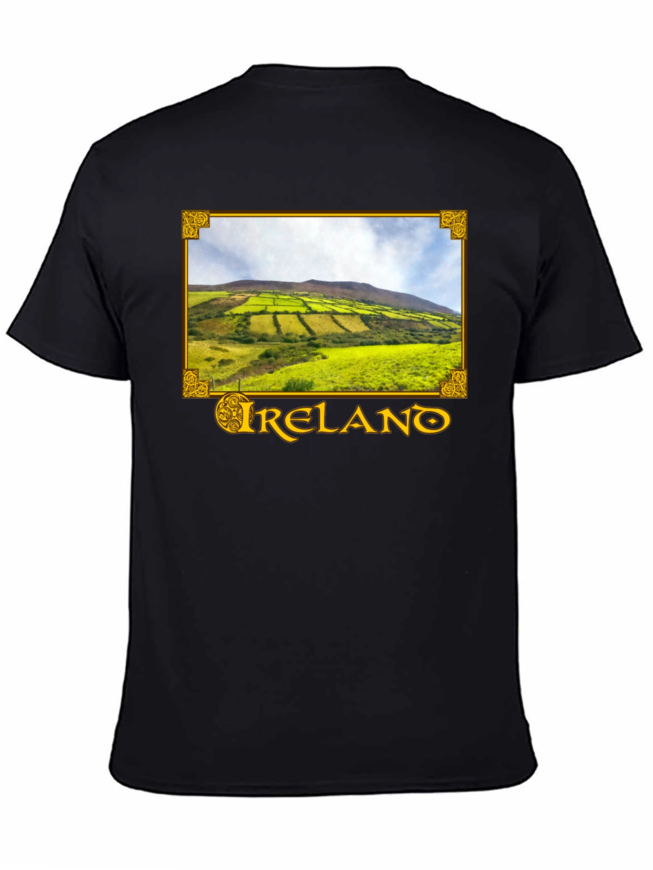 Ireland Landscape Graphic Tee - Black