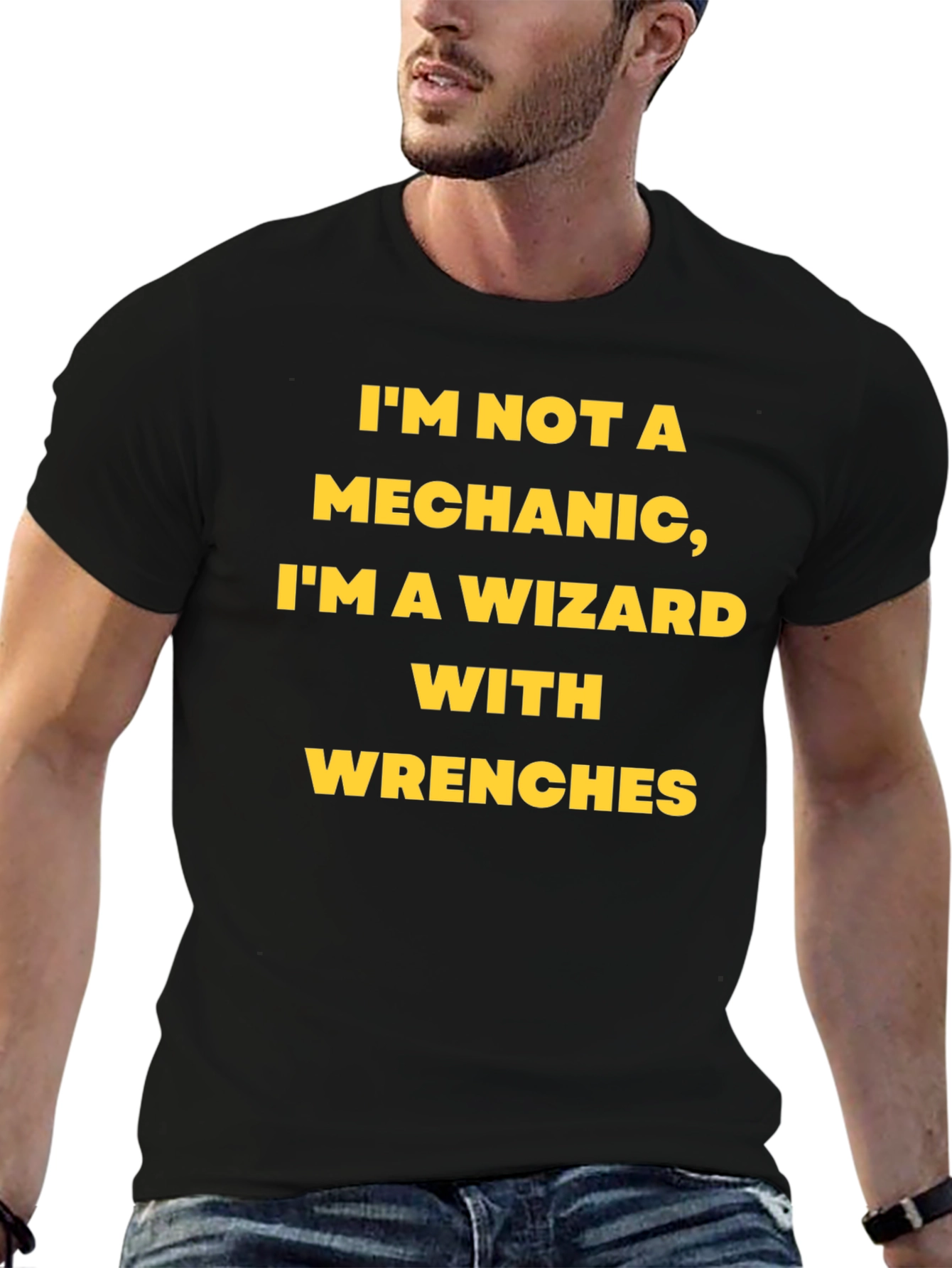 Wizard with Wrenches Graphic T-Shirt