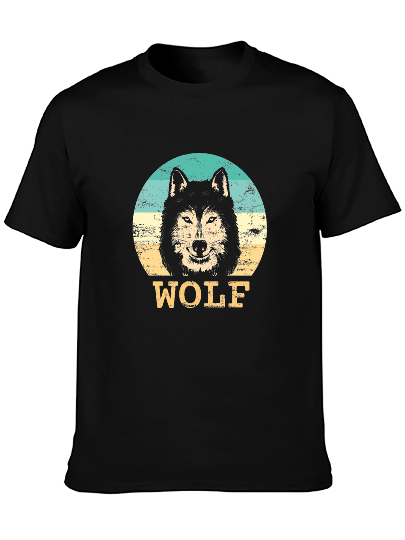 Retro Wolf Graphic T-Shirt