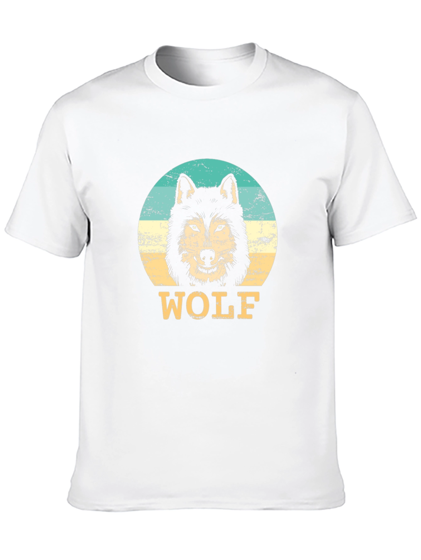 Retro Wolf Graphic T-Shirt