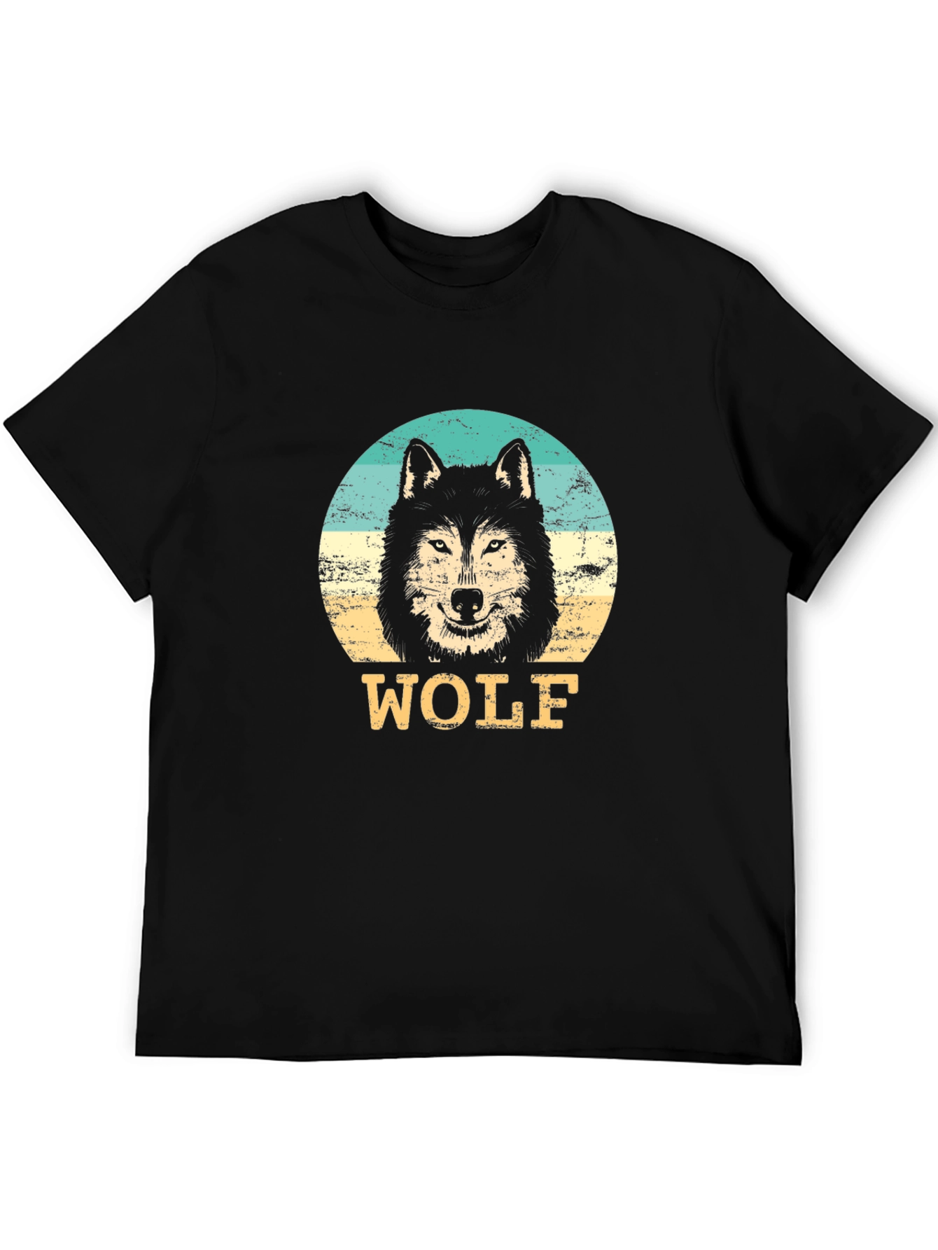 Retro Wolf Graphic T-Shirt