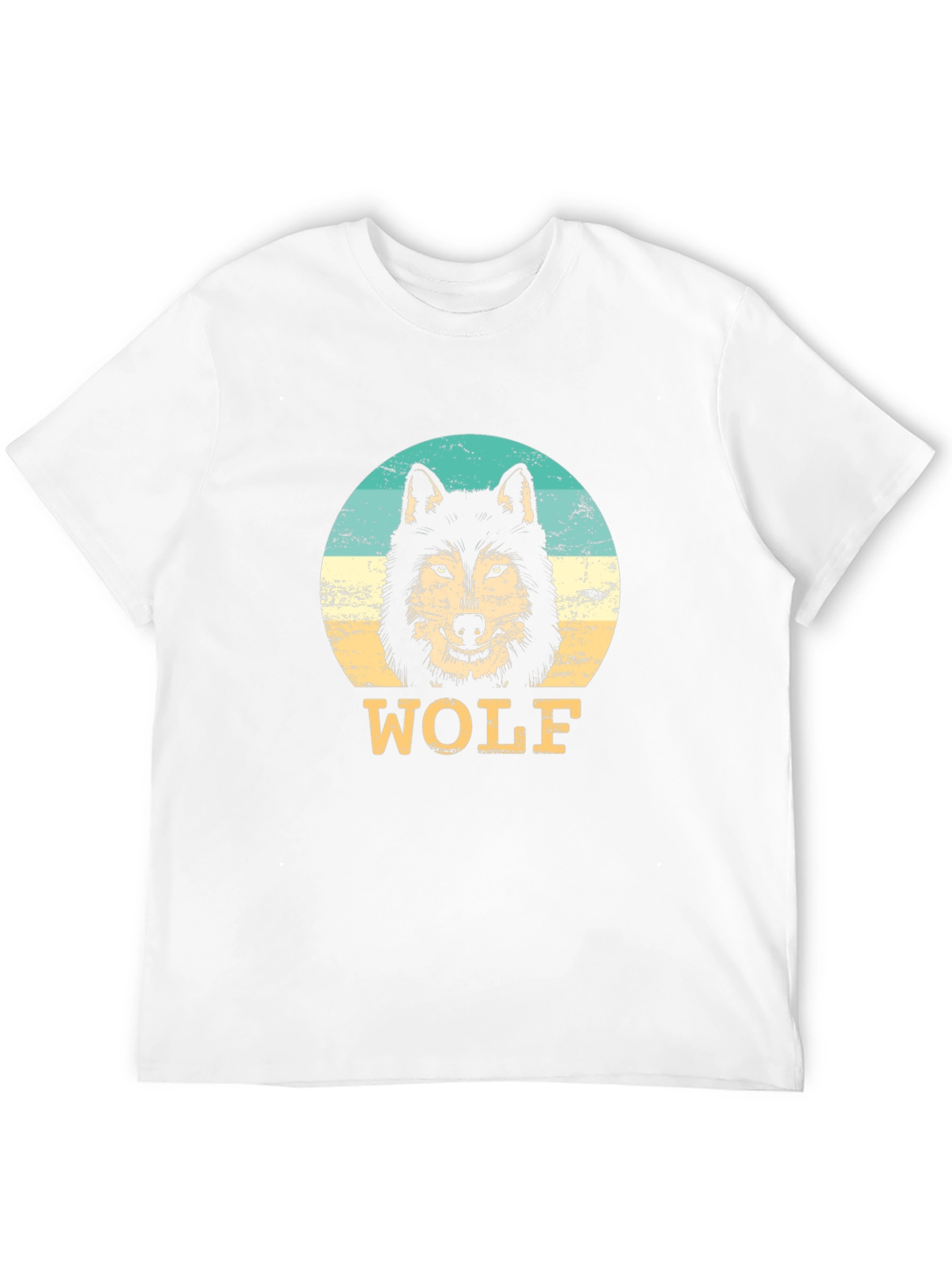 Retro Wolf Graphic T-Shirt