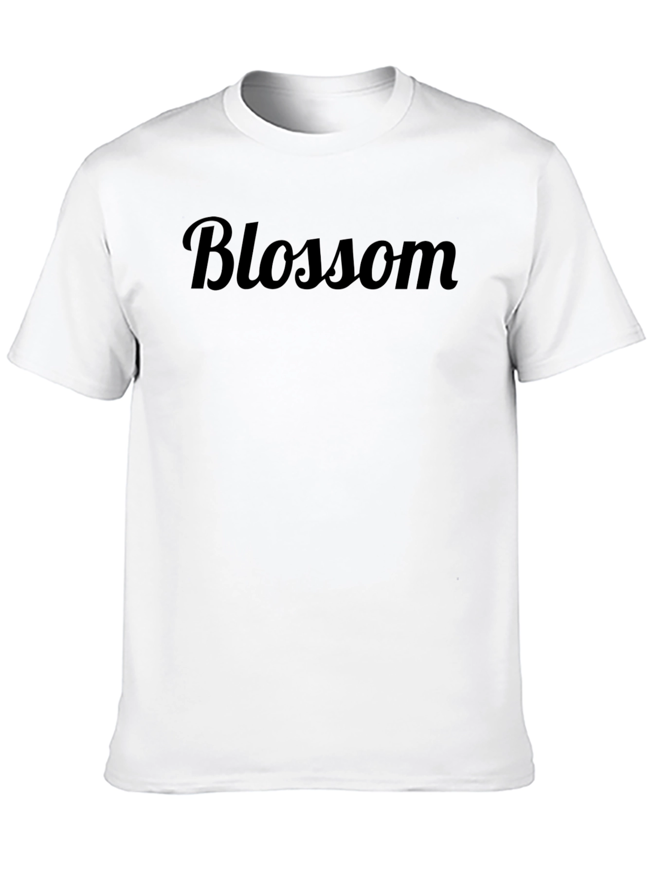 Blossom Mens Black Graphic T-Shirt