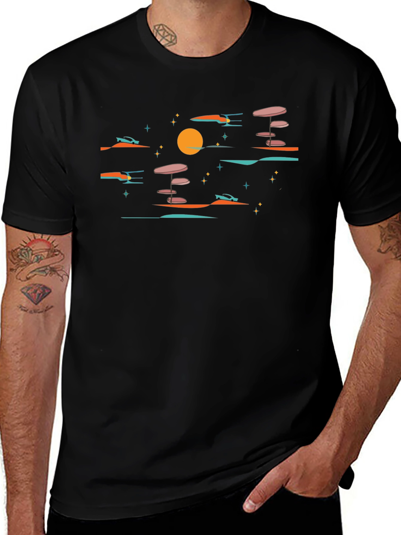 Retro Space Travel Tee