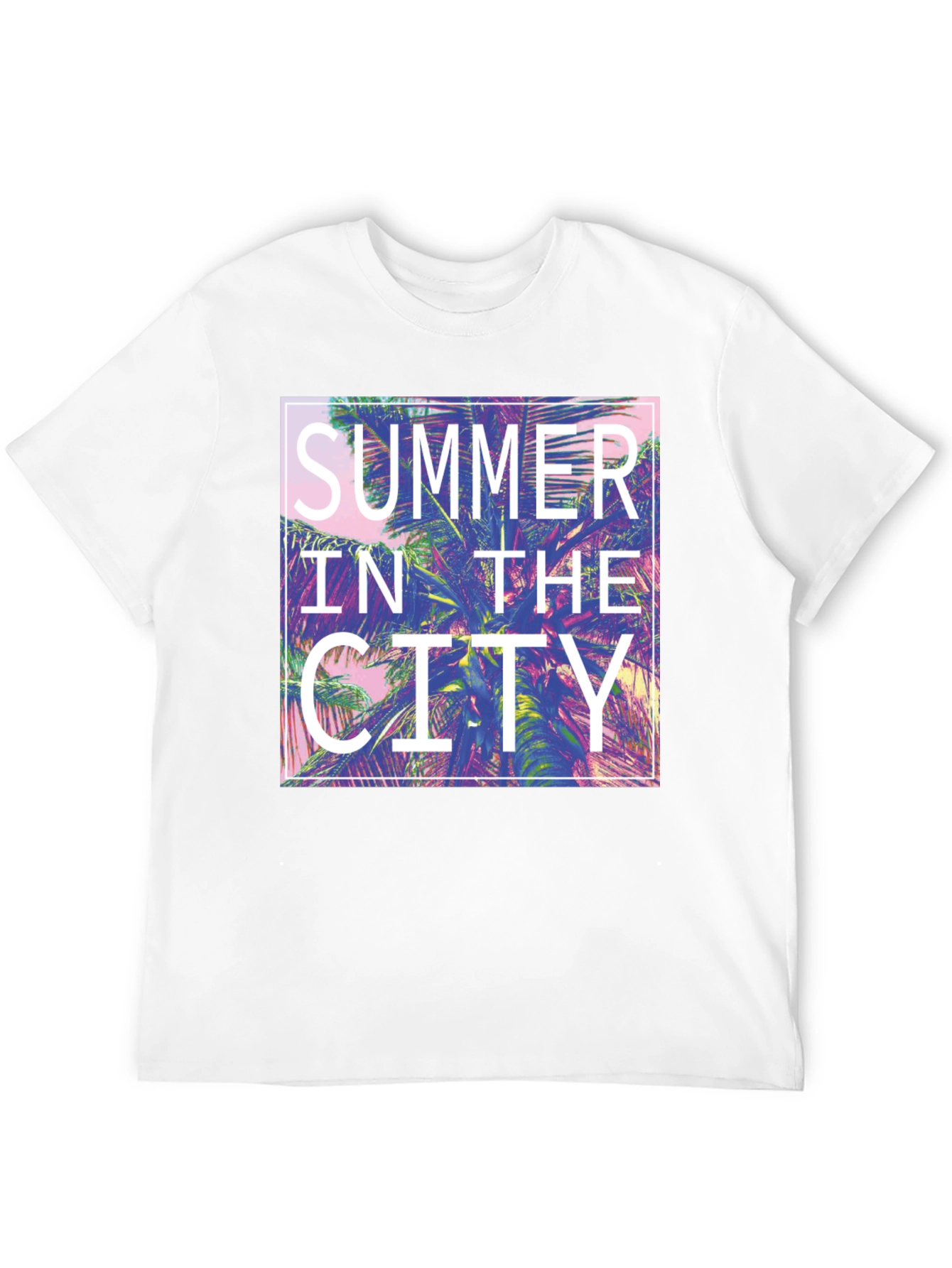 Summer in the City Graphic Tee - Tropical Vibes
