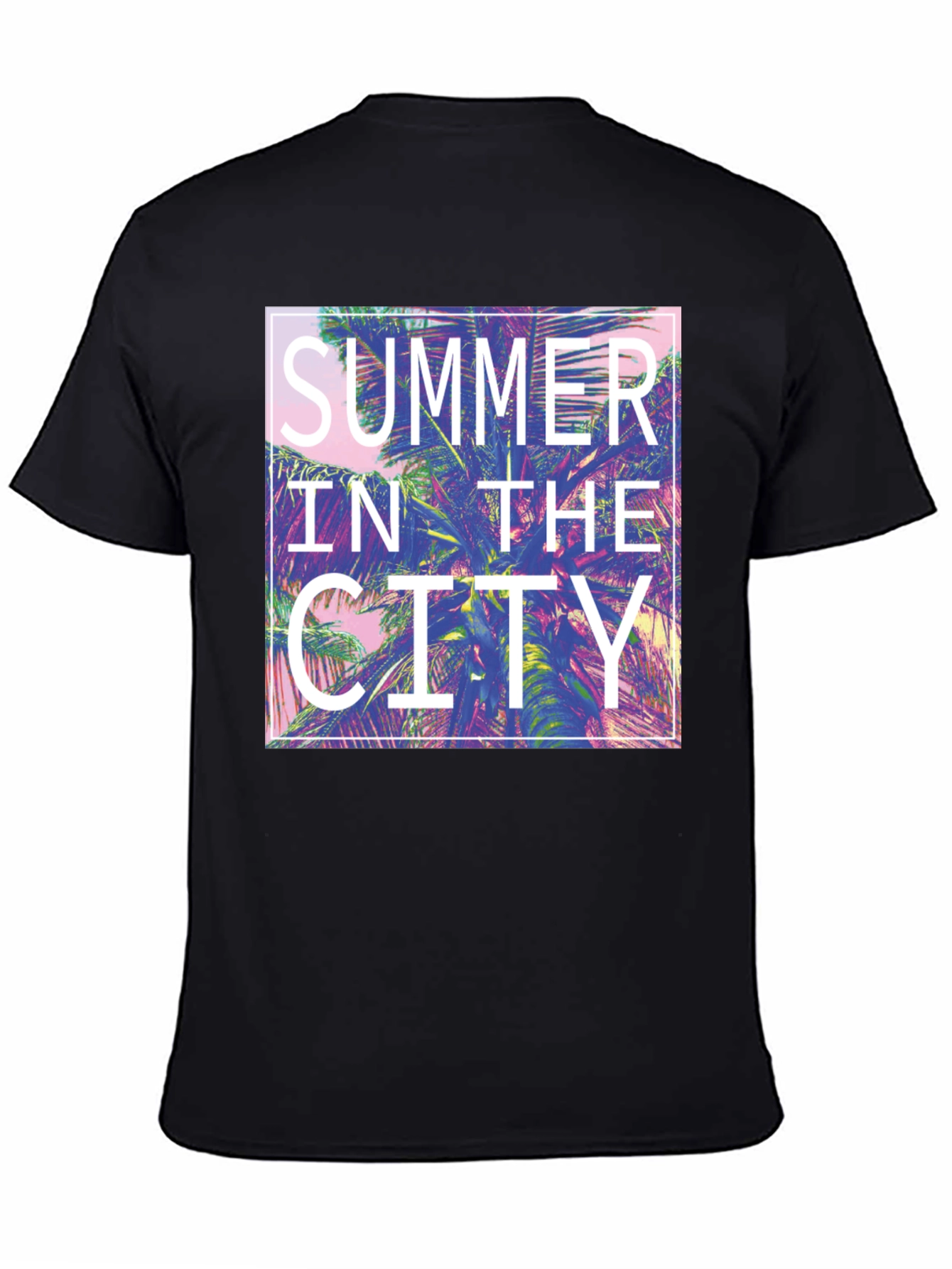 Summer in the City Graphic Tee - Tropical Vibes