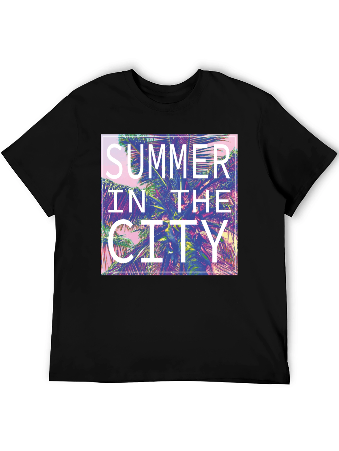 Summer in the City Graphic Tee - Tropical Vibes