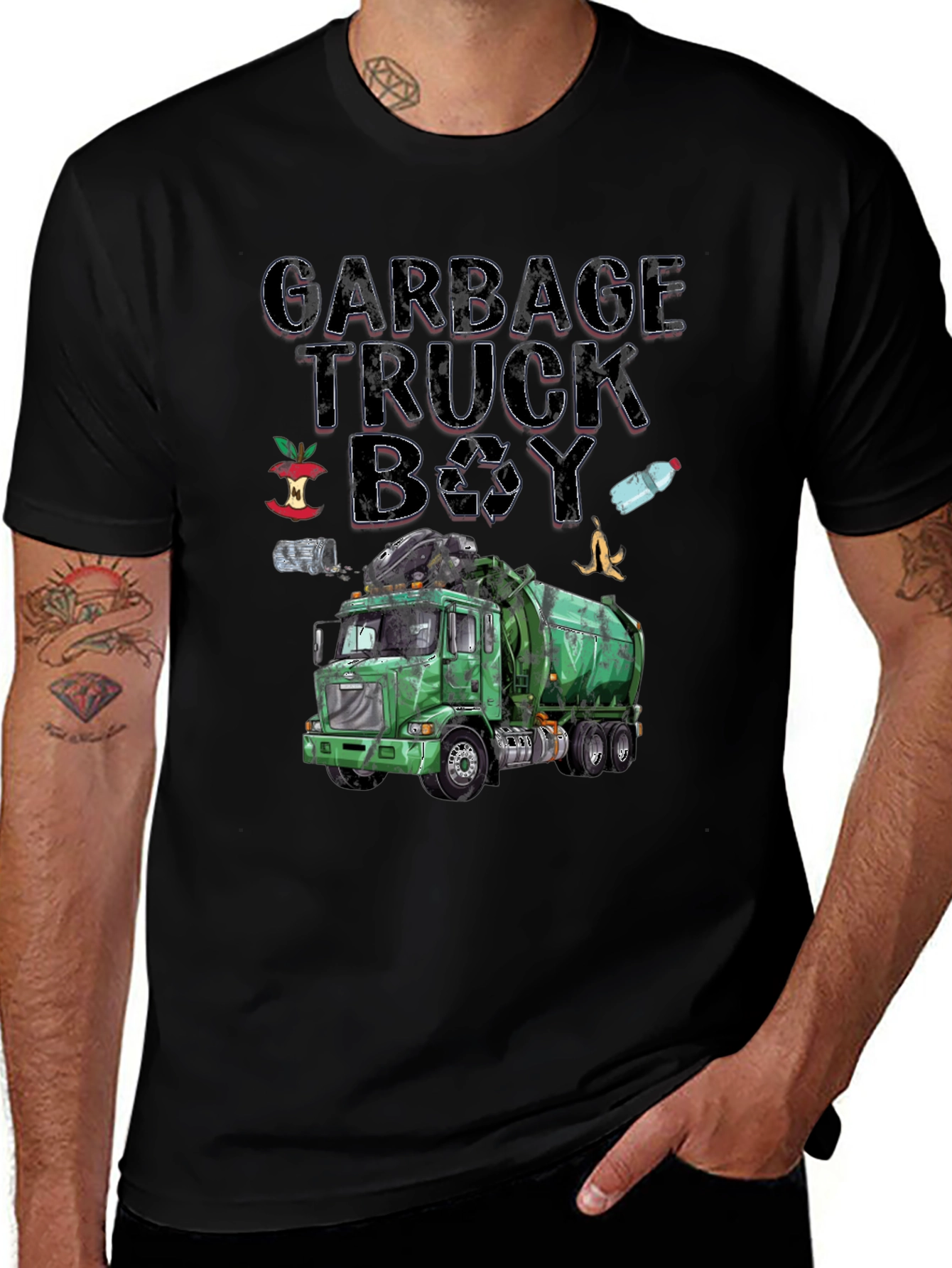 Garbage Truck Boy T-Shirt