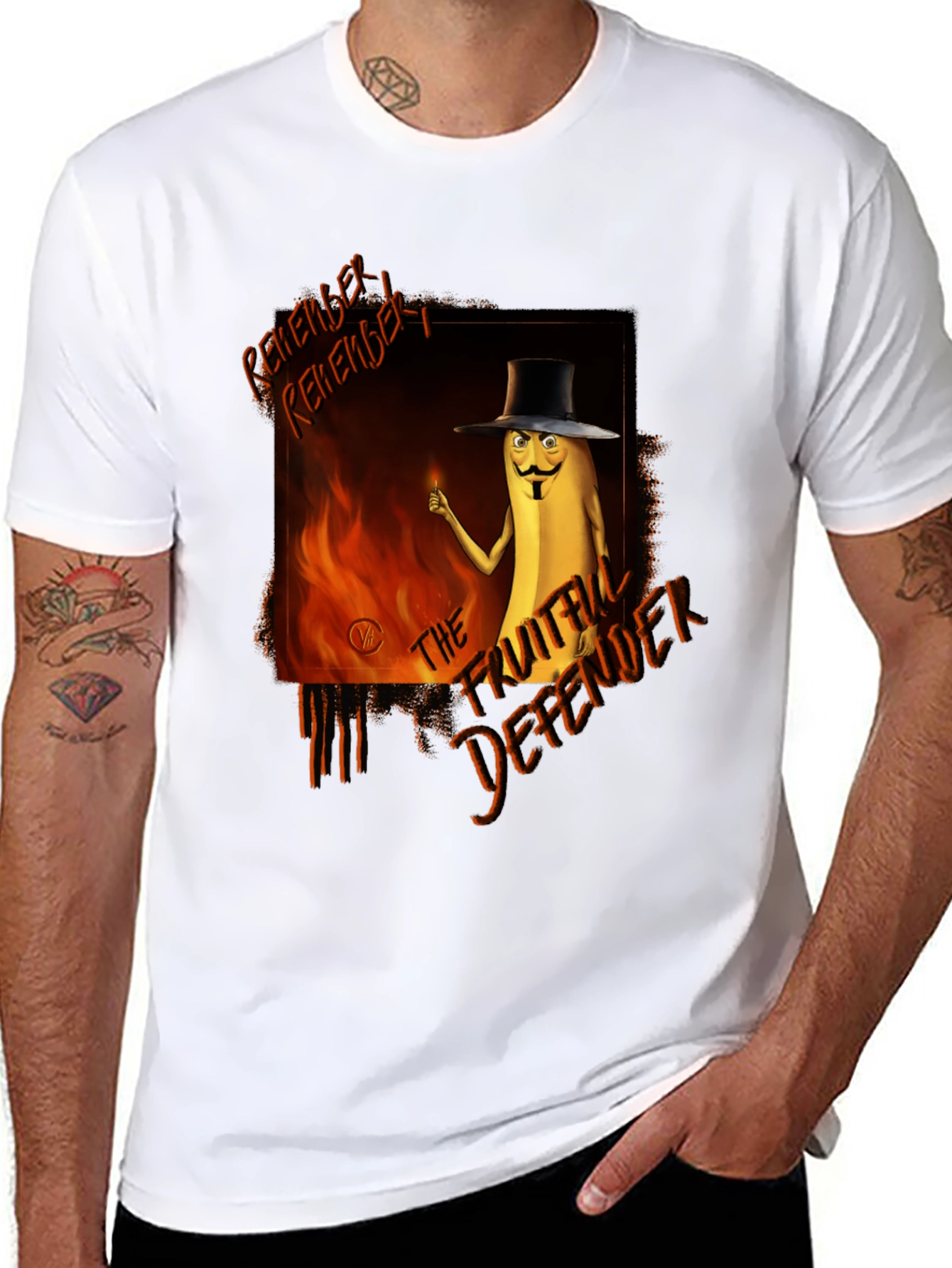 Fruitful Defender Graphic T-Shirt