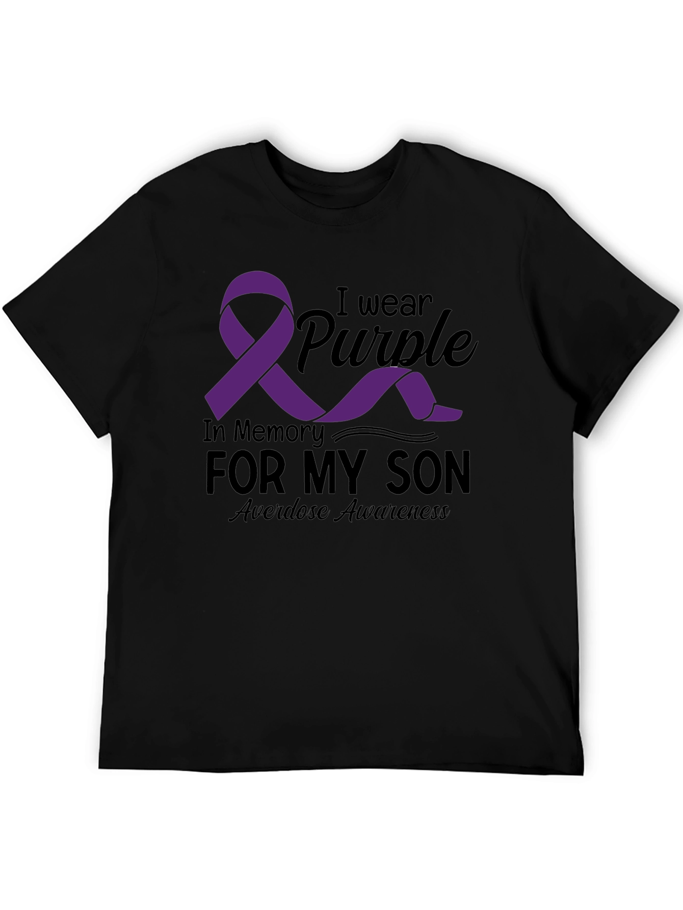 Purple Ribbon Son Remembrance T-Shirt