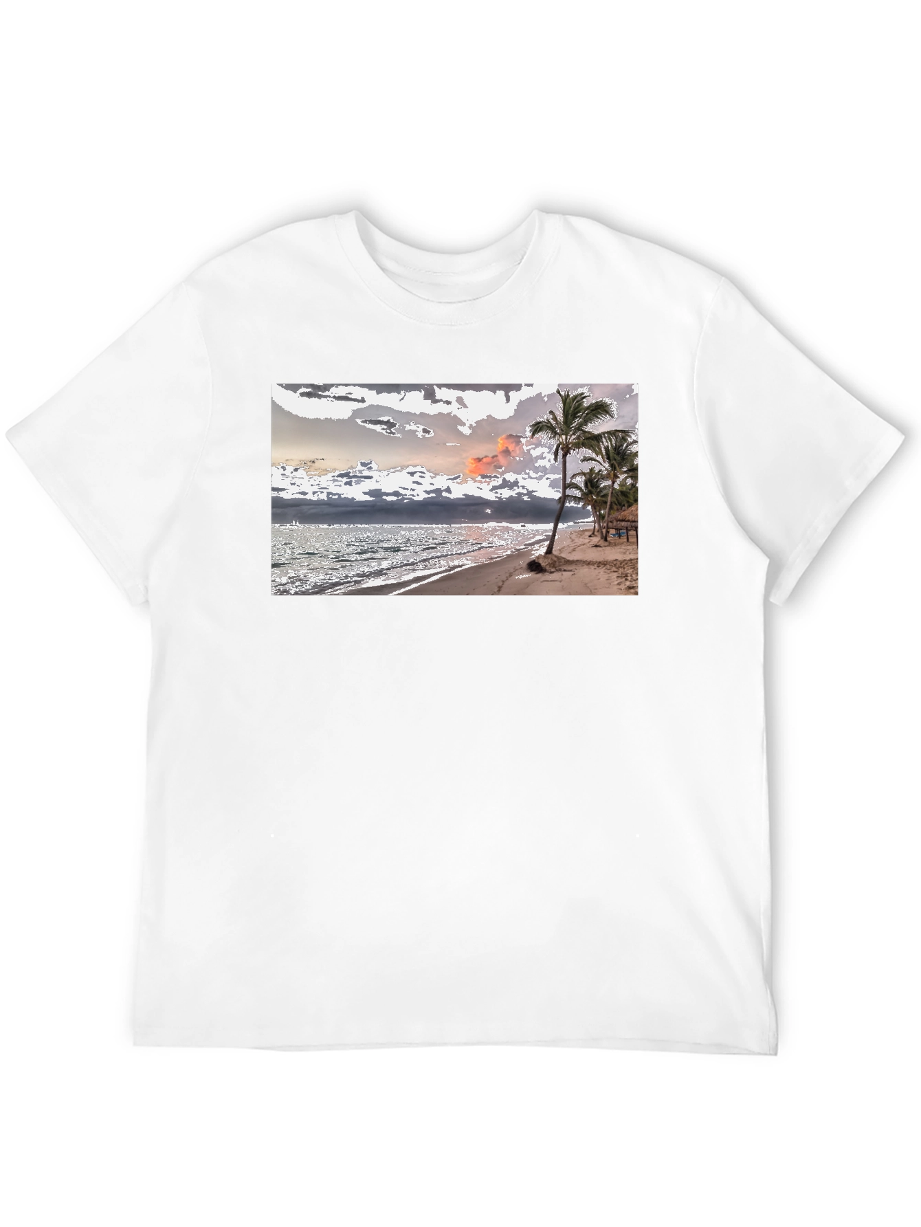Beach Scene Graphic Tee