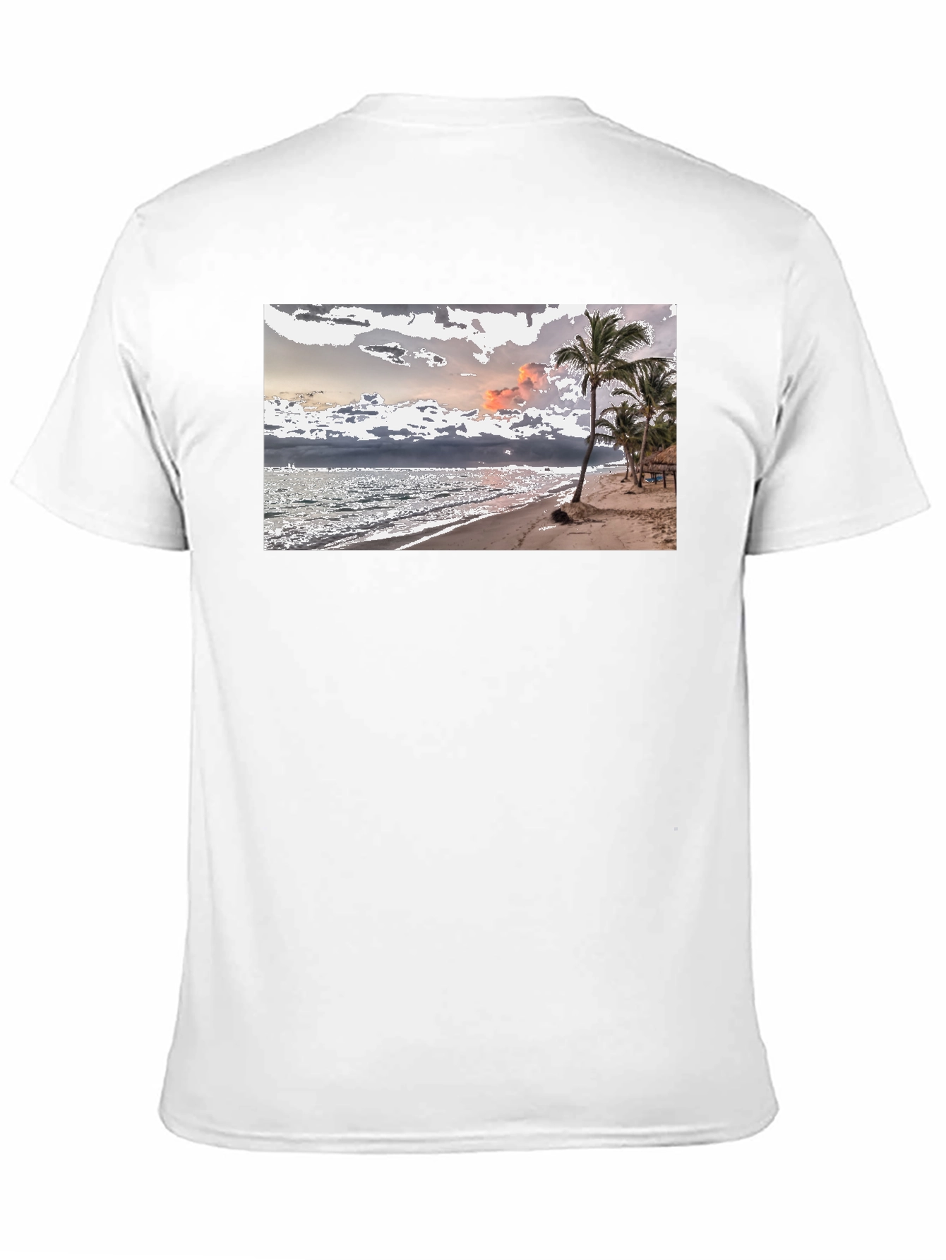 Beach Scene Graphic Tee