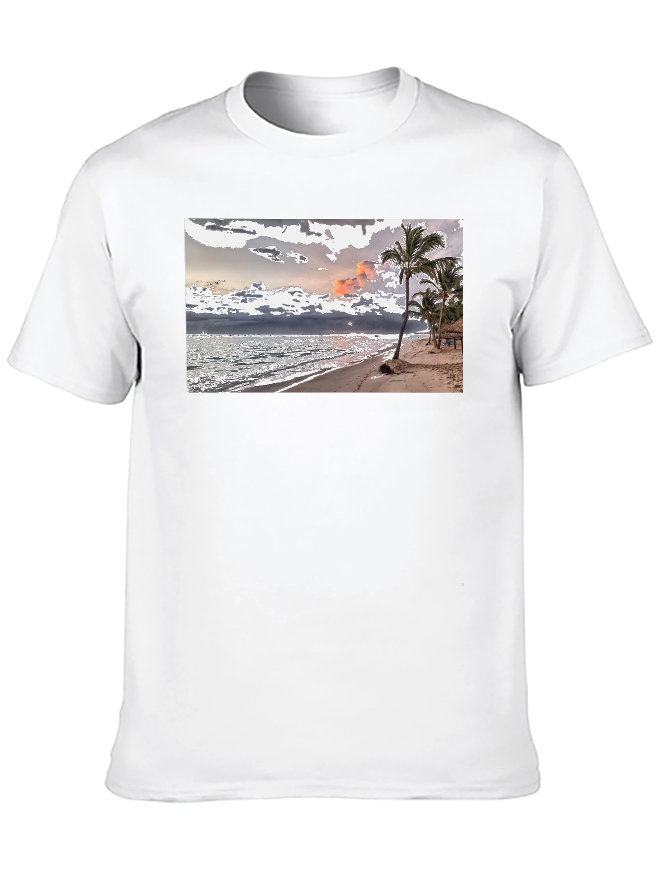 Beach Scene Graphic Tee