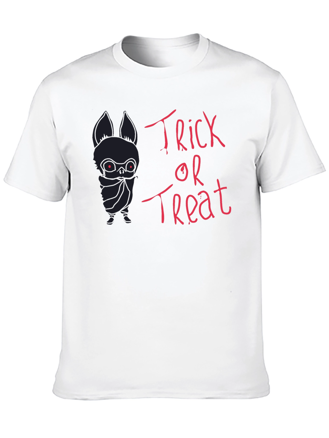 Halloween Bat Trick or Treat Graphic T-Shirt