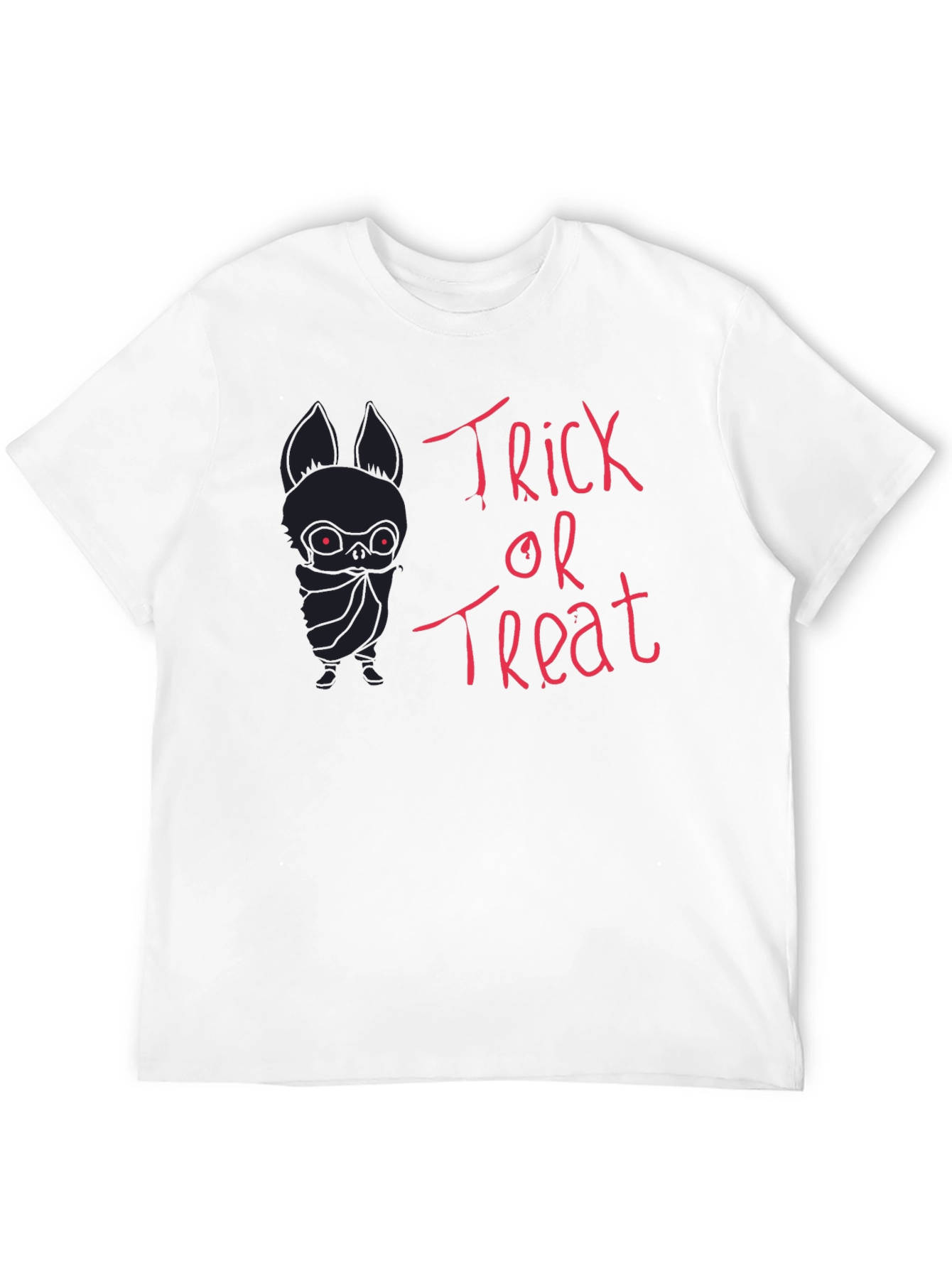 Halloween Bat Trick or Treat Graphic T-Shirt