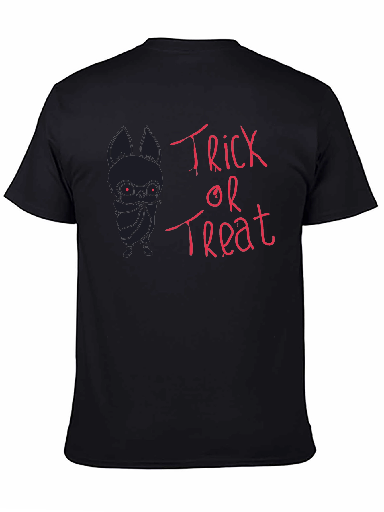 Halloween Bat Trick or Treat Graphic T-Shirt