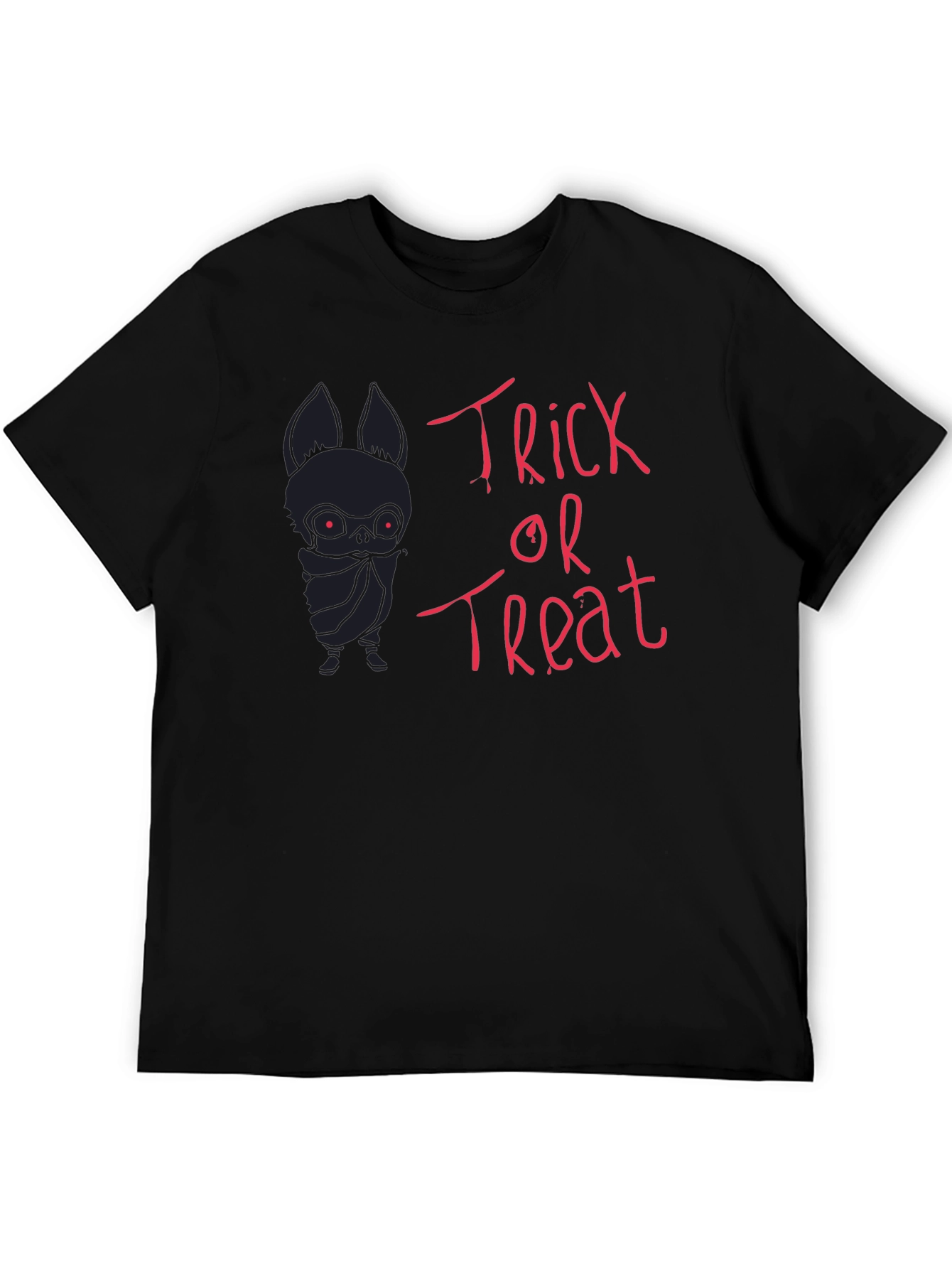 Halloween Bat Trick or Treat Graphic T-Shirt