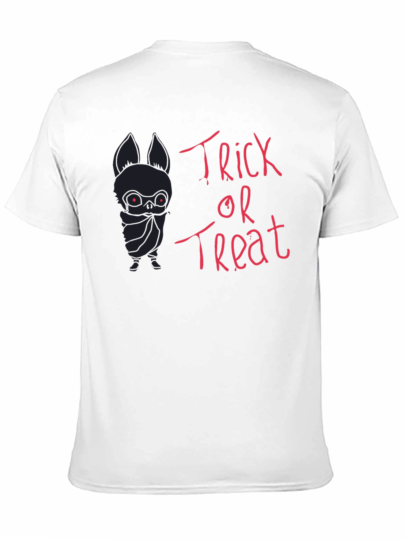 Halloween Bat Trick or Treat Graphic T-Shirt