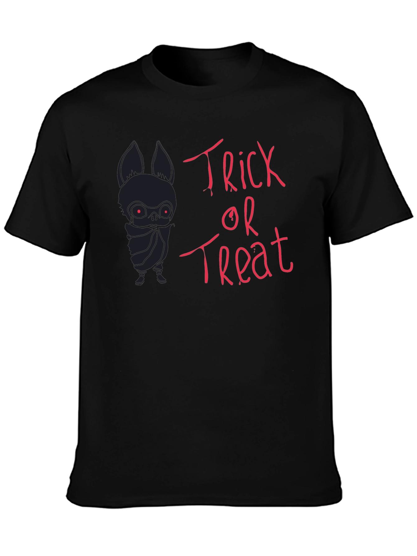 Halloween Bat Trick or Treat Graphic T-Shirt