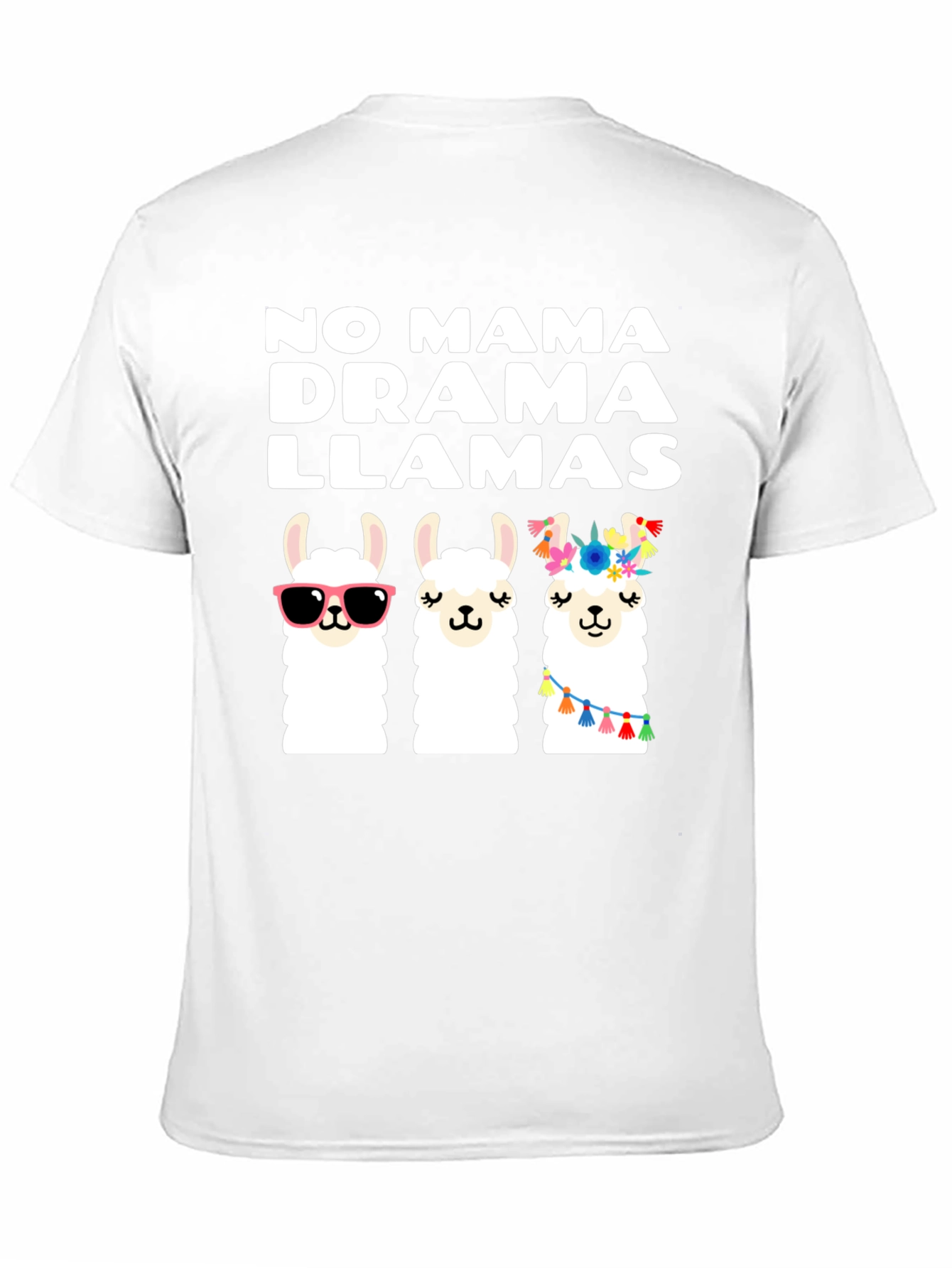 No Mama Drama Llamas Graphic T-Shirt