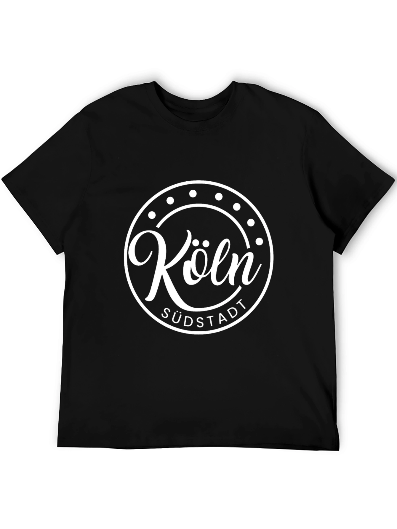 Köln Südstadt T-Shirt - Black Graphic Tee