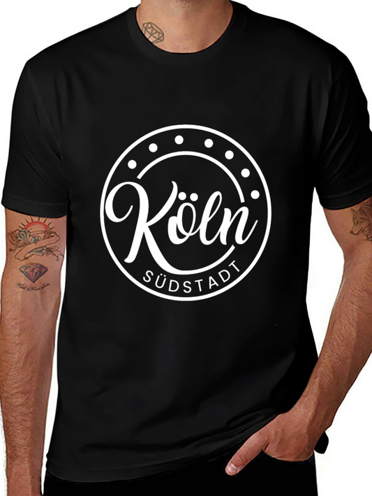 Köln Südstadt T-Shirt - Black Graphic Tee