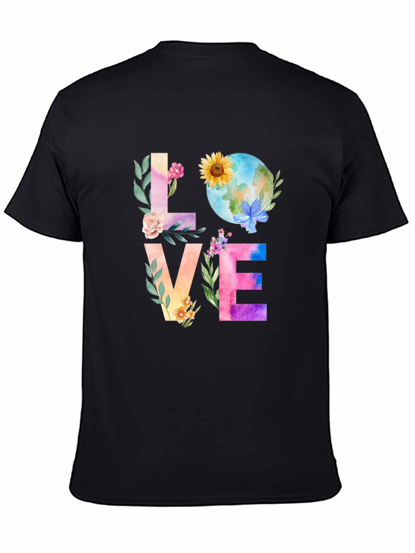 Floral LOVE Earth Day T-Shirt