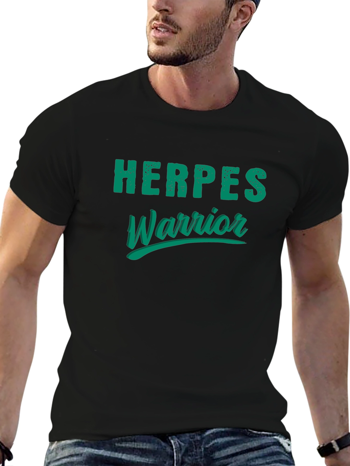 Herpes Warrior T-Shirt - Bold Statement Tee