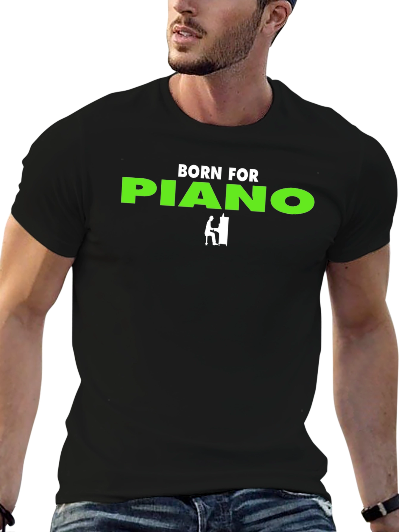 Born for Piano T-Shirt - Musician Gift
