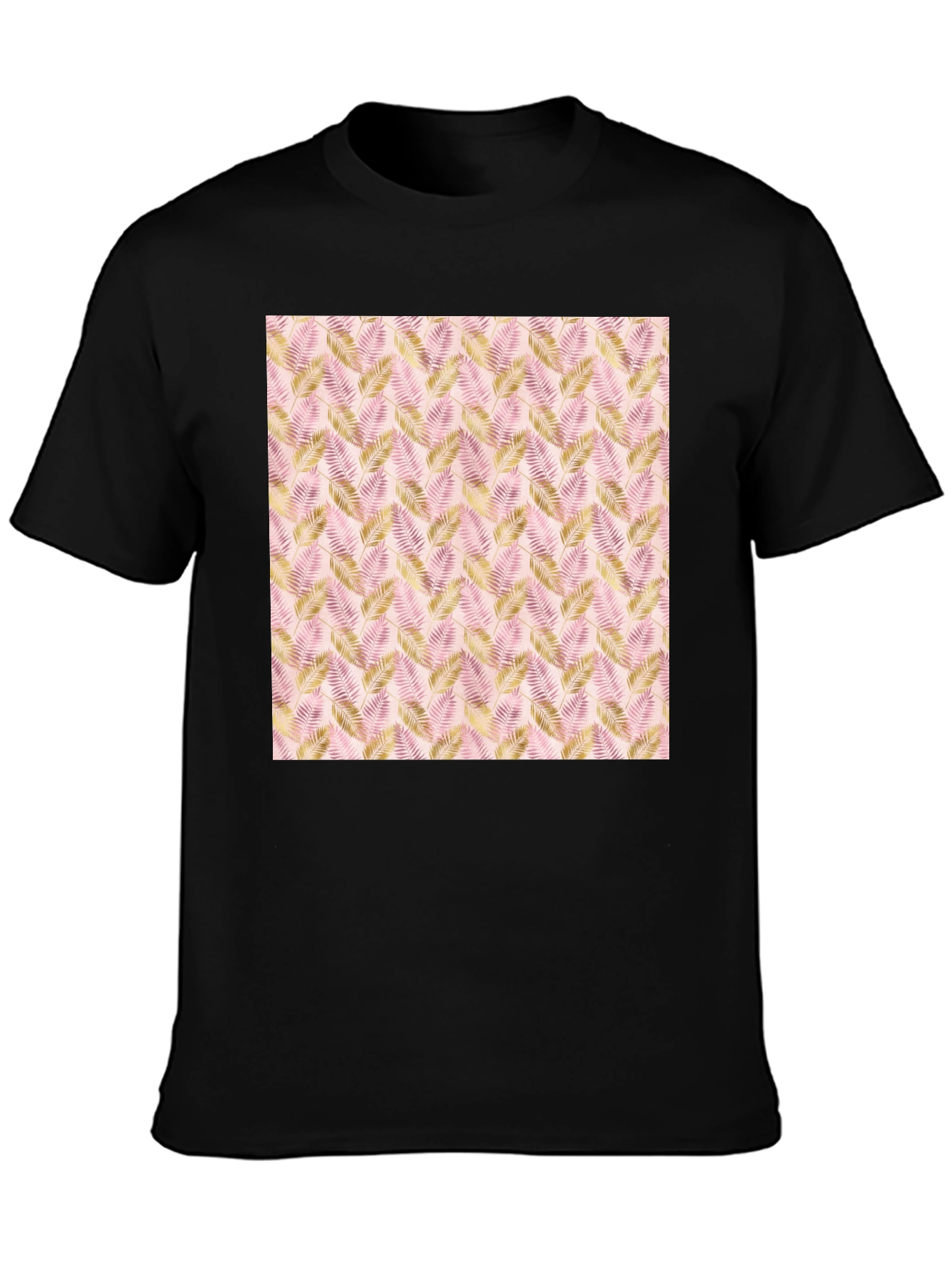 Tropical Leaf Print Tee