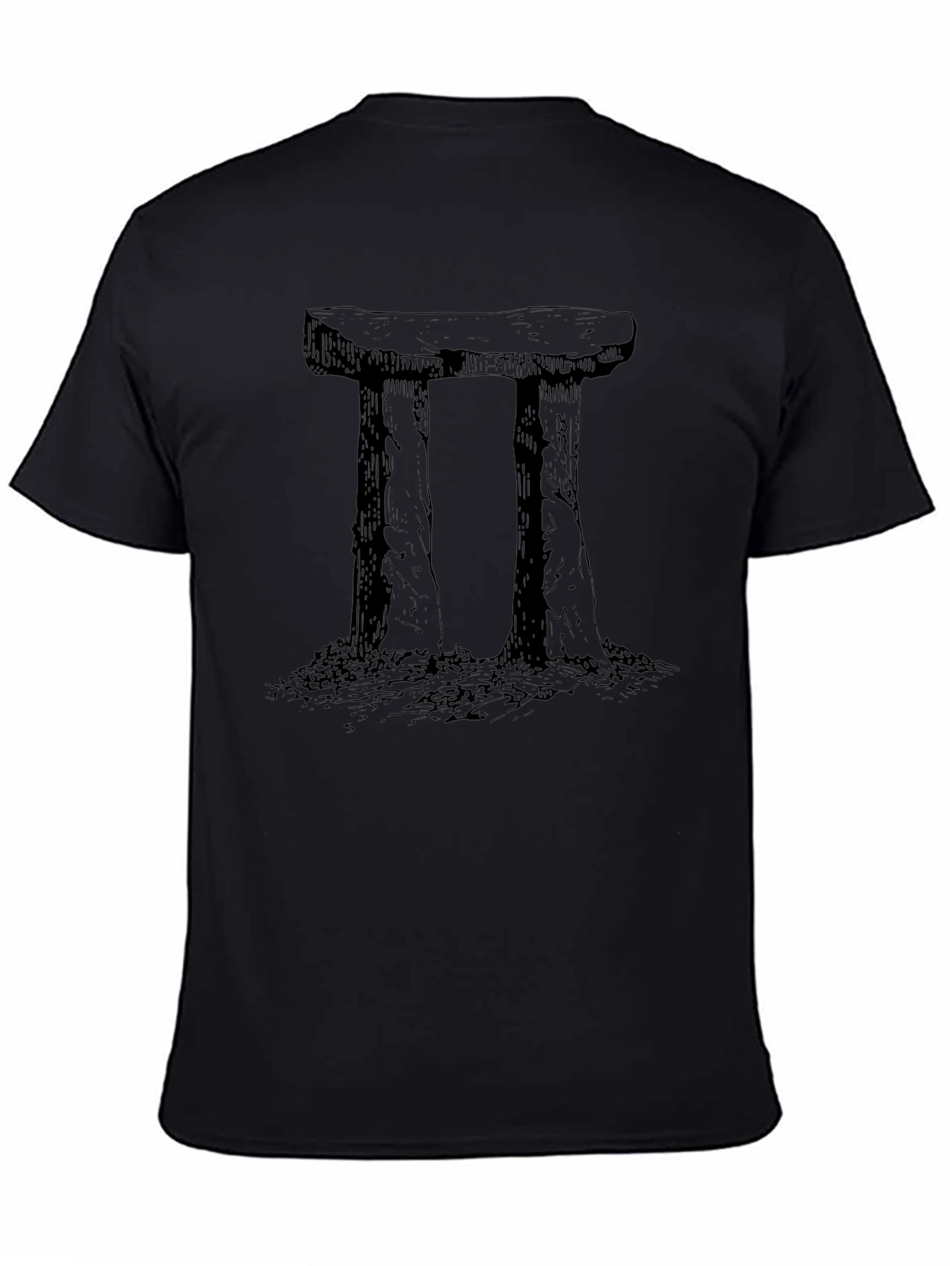 Stonehenge Graphic Tee - Mens Black T-Shirt