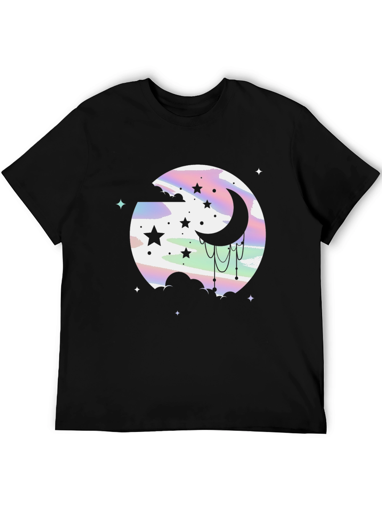 Celestial Dream T-Shirt: Moon & Stars Graphic Tee