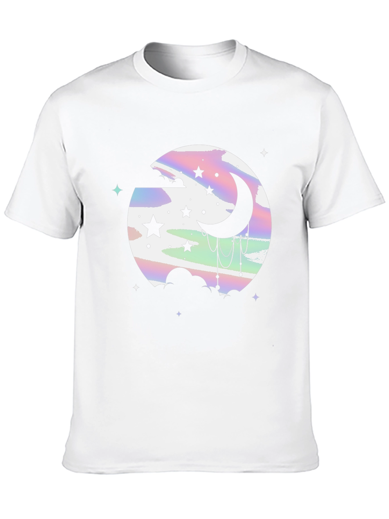 Celestial Dream T-Shirt: Moon & Stars Graphic Tee