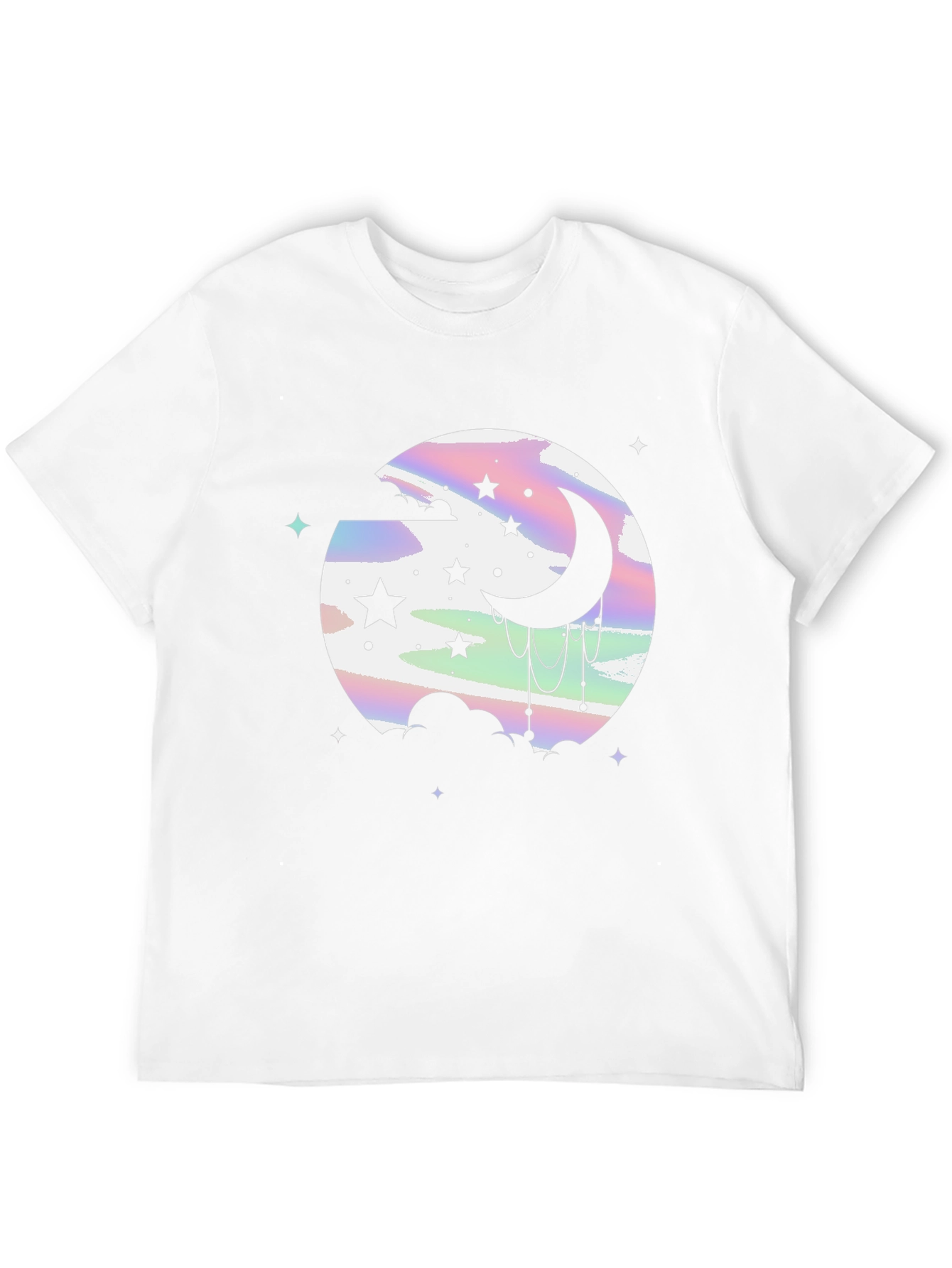 Celestial Dream T-Shirt: Moon & Stars Graphic Tee
