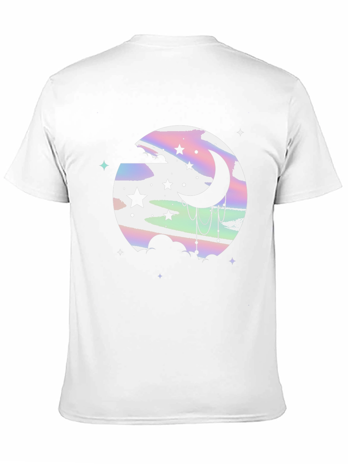 Celestial Dream T-Shirt: Moon & Stars Graphic Tee