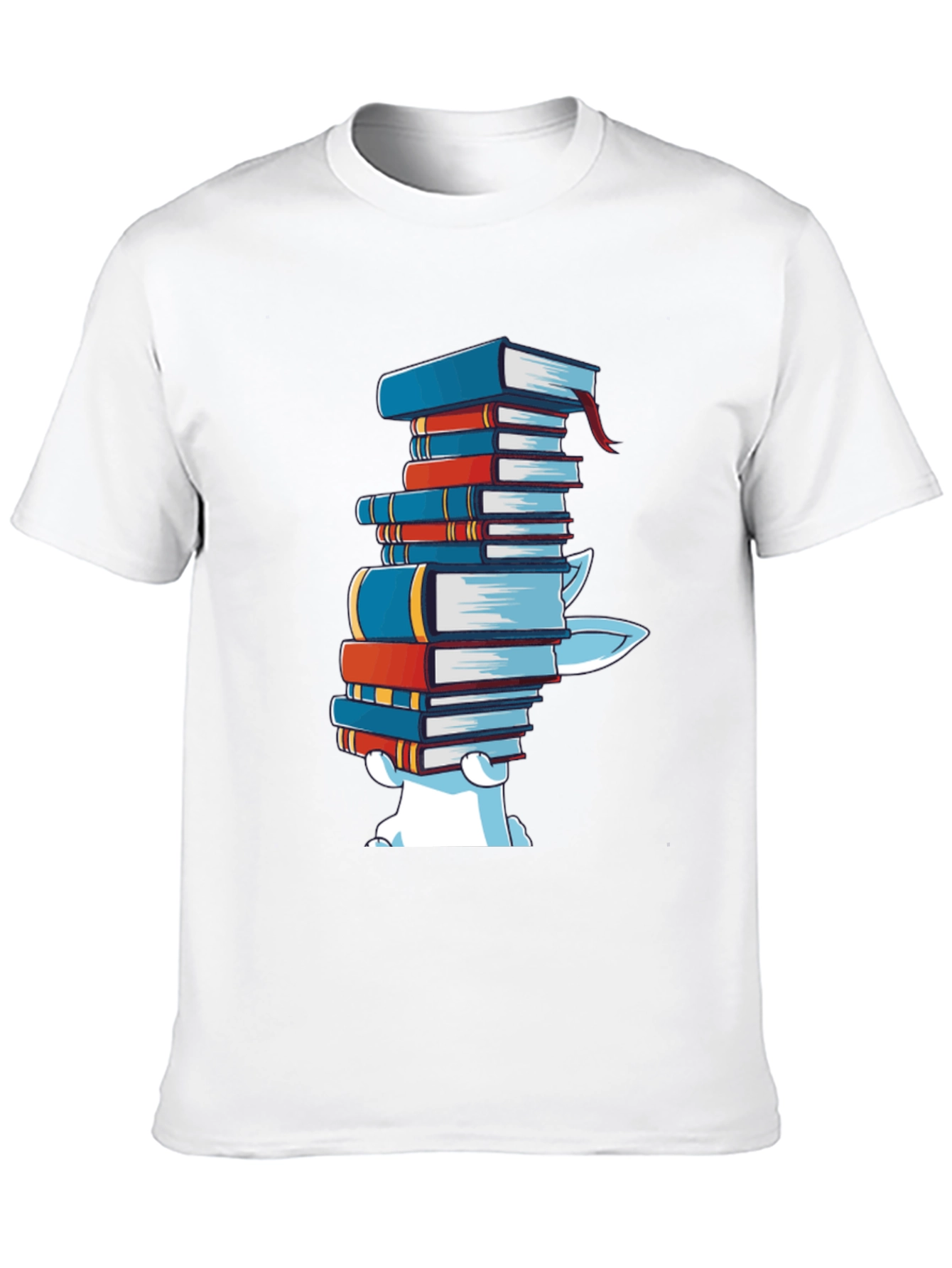 Bookworm T-Shirt - Cute Reading Polar Bear Design