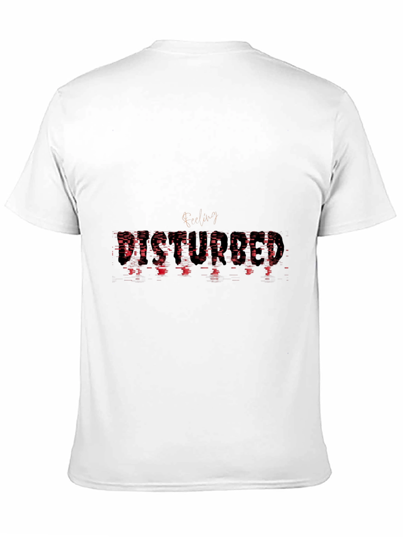 Abstract Feeling Graphic Tee - Black