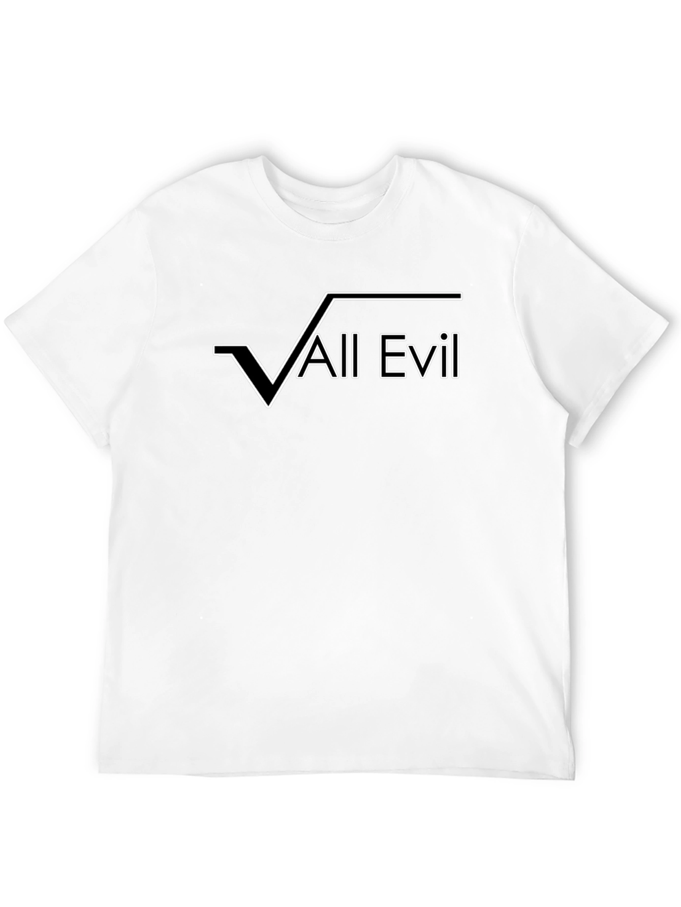 Square Root of All Evil Graphic Tee - Mens