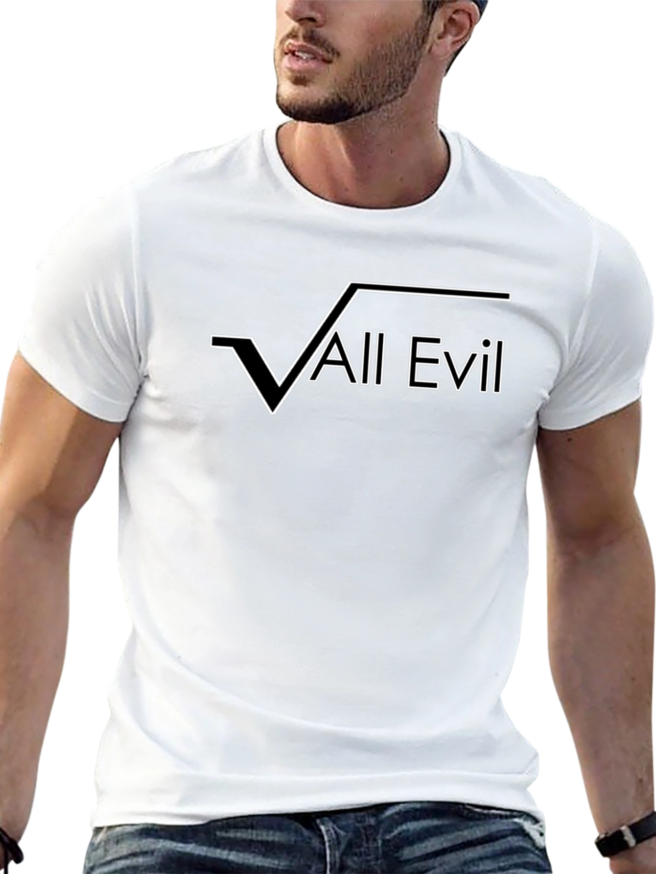Square Root of All Evil Graphic Tee - Mens