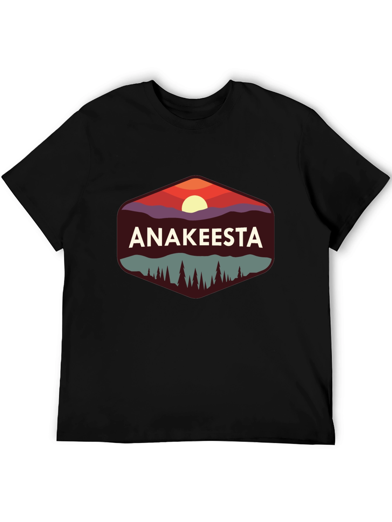 Anakeesta Mountain T-Shirt - Nature Design